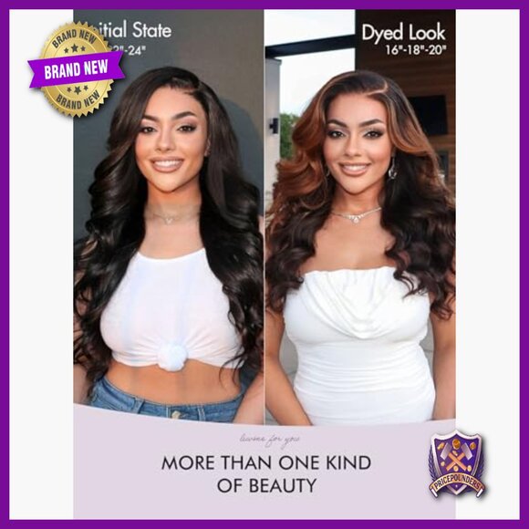 Brazilian Virgin Human Hair Bundles, Body Wave, 3 Bundles, Sew-In Extensions